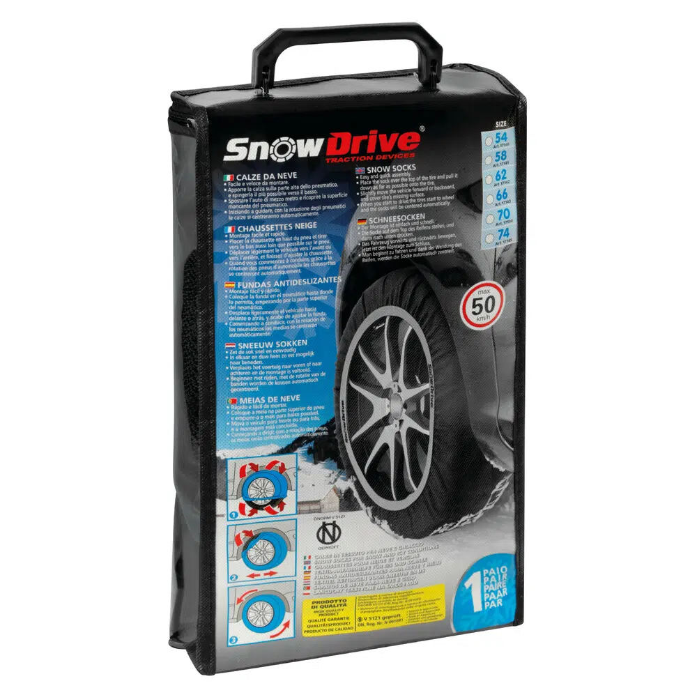 chaussettes à neige snowdrive emballage