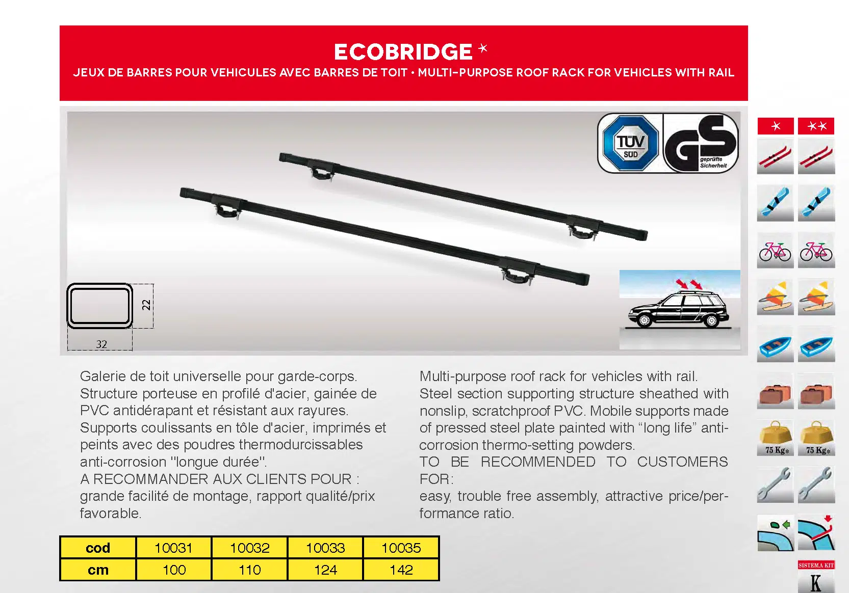 fiche produit ECOBRIDGE