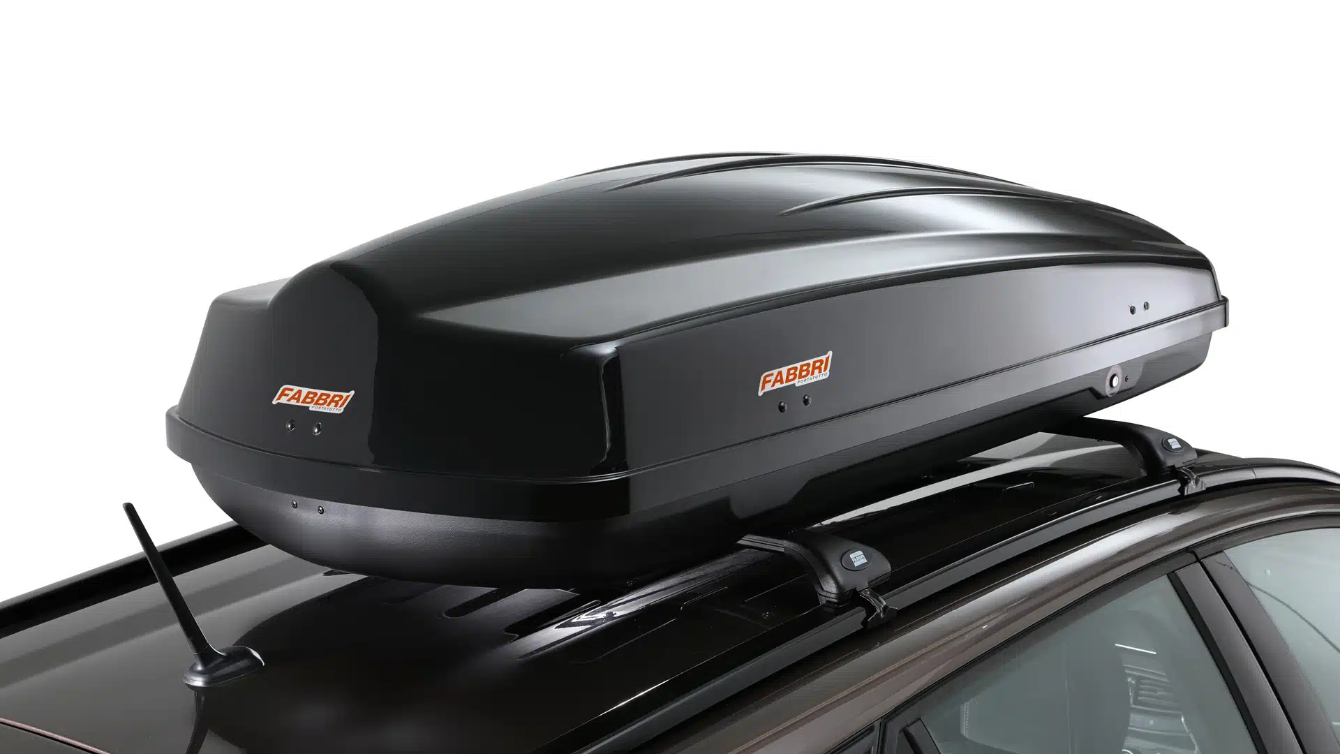 Coffre de toit 430 litres Gris brillant