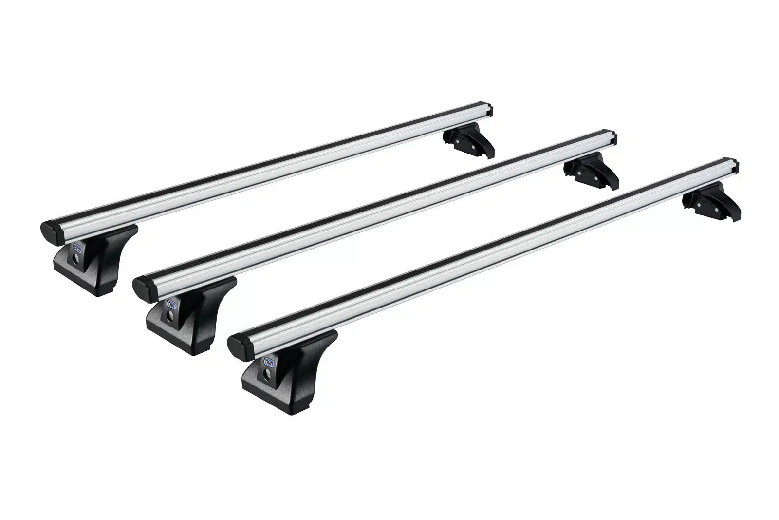 jeu de 3 barres de toit en aluminium cruz