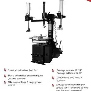 demonte pneu semi automatique